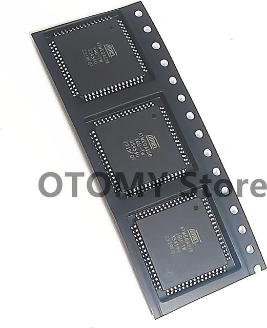 10 Stück ATMEGA128-16AU ATMEGA128 QFP-64 Chipsatz in Schwarz - Bild 1