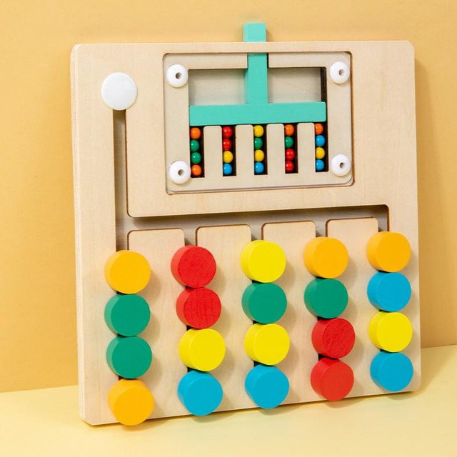 Yiran toy Montessori Farbton-Zuordnungs-Puzzles, Lernspielzeug, ab 3 Jahre - Bild 1