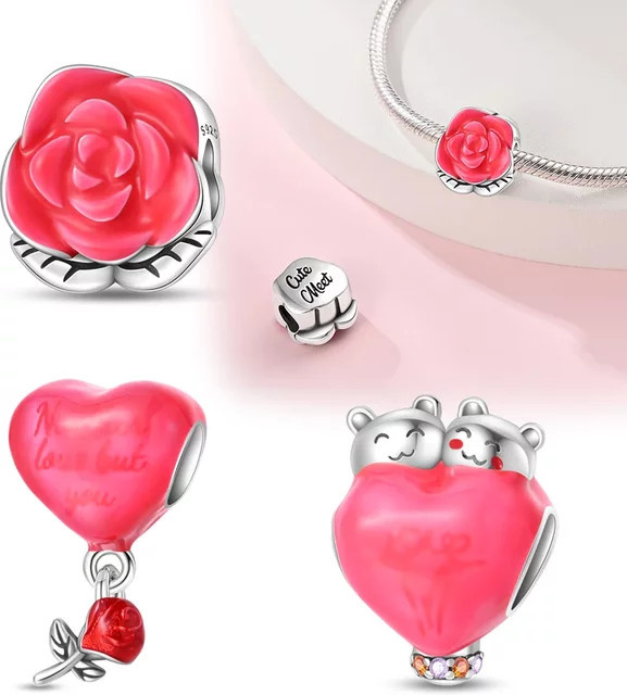 Charms Plata Charms, Silberfarben, Perle, Verspielt - Bild 1