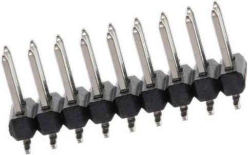 Molex Einbau-Stiftleiste Standard 2 Reihen Schwarz - Bild 1