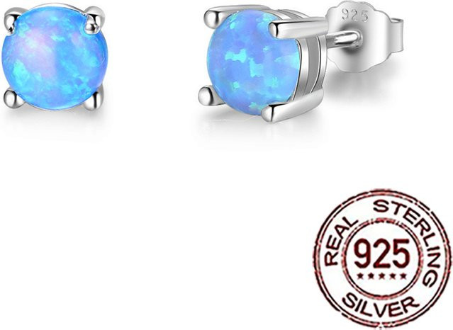 CWWZircons Ohrstecker 925 Silber, Zirkonia, Damen - Bild 1