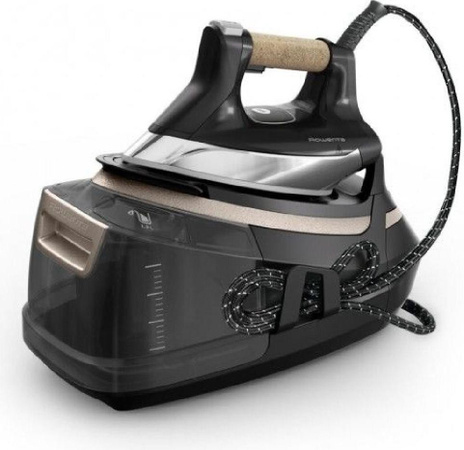 Rowenta Eco Steam Pro Dampfbügelstation mit Druckdampf, 2800 W, 600 g/min, Microsteam 400 HD 3D Laser-Grundplatte, 8 bar, 1,3 l