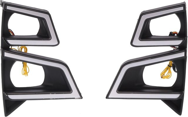 Koogeelife 2 Stück Auto LED Tagfahrleuchten für ISUZU DMAX Dritte Generation RG01 in Weiß, Gelb und Schwarz - Bild 1
