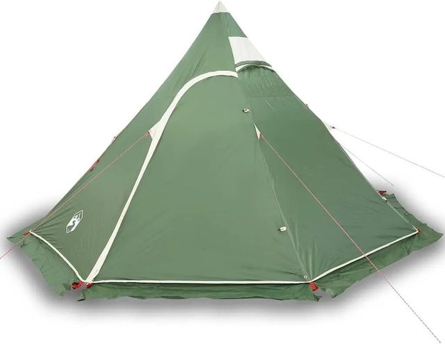Furnicato Campingzelt Tipi in Grün, H x B x T: 205 x 366 x 366 cm - Bild 1