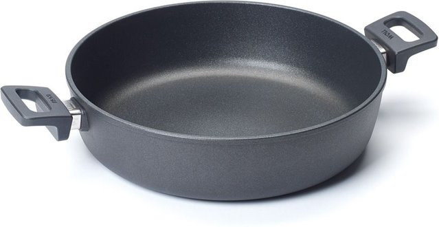 Bräter Woll Nowo Titanium in Anthrazit und Grau mit Antihaftbeschichtung aus Aluminium, rund - Bild 1
