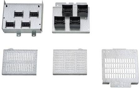 Schneider Electric PrismaSeT-P DEBRO Anschlussblock für ComPacT NSX400-630, 4-polig, rückseitiger Anschluss, Farbe: Silber - Bild 1