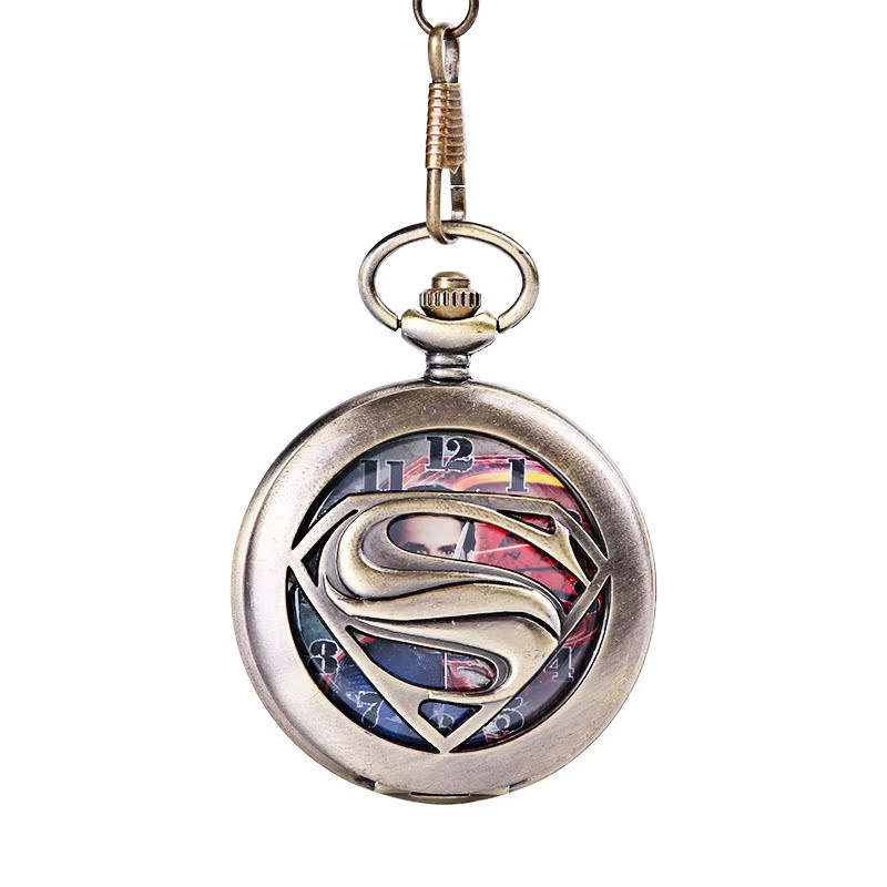 Bandai Taschenuhr Quarz, Messing, Gold, Unisex - Bild 2