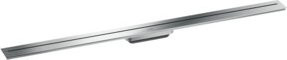 Hansgrohe Duschrinne Drain für Wandmontage aus Edelstahl in Silber, Breite: 120 cm - Bild 1
