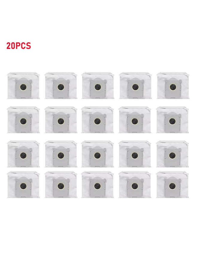 WINDNINJA Staubbeutel in Weiß passend für Ecovacs T50 Pro Omni, T50 Omni, T50 Max Pro Omni, X8 Pro Omni, X9 PRO OMNI, T80 OMNI und Yeedi S14 Roboterstaubsauger - Bild 4