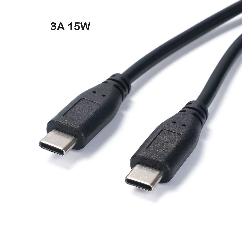 OULLX USB-C-Kabelsplitter Typ C auf 2 Verlängerungskabel in Schwarz für PC, Telefon und Tablet mit 15 W und 3 A - Bild 2