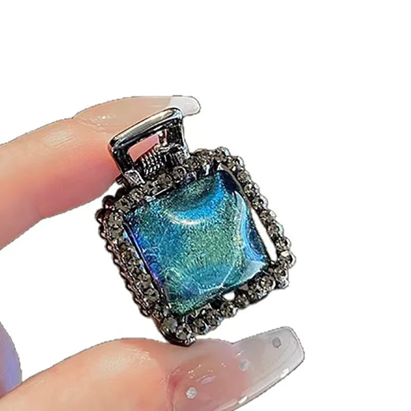 HIYAYZ Haarklammer Fantasy Ocean Blue, Metall, mit Strass, Klein - Bild 2
