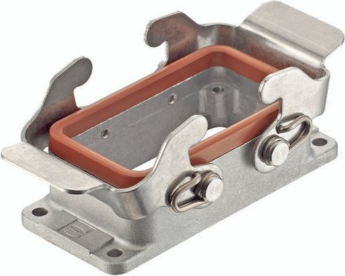 HARTING Anbaugehäuse 09 62 810 0391 in Silber aus Aluminium - Bild 1