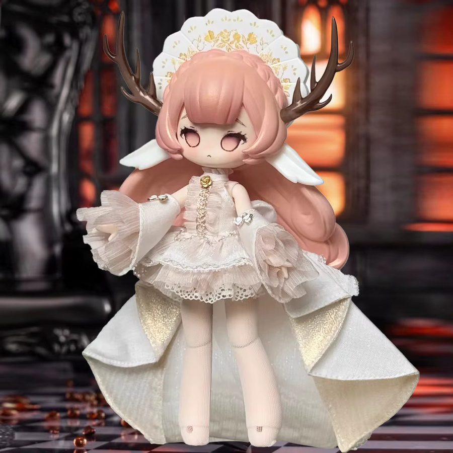 XiDonDon Arcane Circuit BJD 1/12 Blind Box Kawaii Gothic Dress Up Doll, Sammlerfigur, mit Beweglichen Gelenken - Bild 3