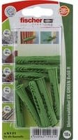 Fischer Universaldübel UX GREEN aus Nylon, Farbe: Grün, Durchmesser: 8 mm, Länge: 50 mm - Bild 1