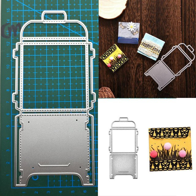 Metall Schneidwerk Schablonen für DIY Scrapbooking und dekorative Prägung in Silber - Bild 1