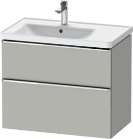 Duravit Waschtischunterschrank D-Neo in Grau, B/T/H: 78,4 x 45,2 x 62,5 cm - Bild 1