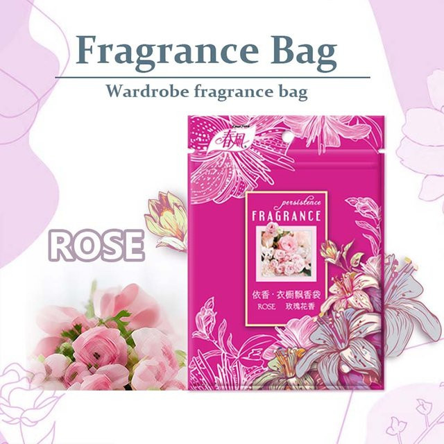 Duftende Schrankbeutel aus Papier und Stoff in Pink zur Aromatherapie für deinen Kleiderschrank - Bild 1