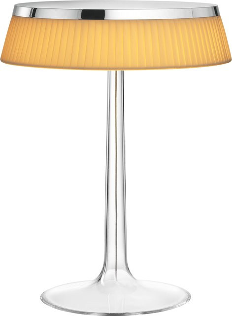 Flos Bon Jour Tischleuchte in Silber und Transparent, dimmbar - Bild 1