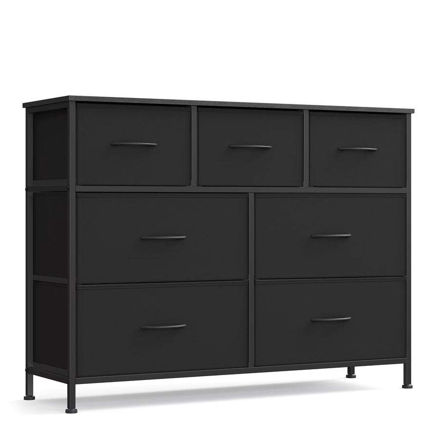 Songmics Kommode mit 7 Stoffschubladen aus Stahl und MDF für dein Home Office - Bild 2