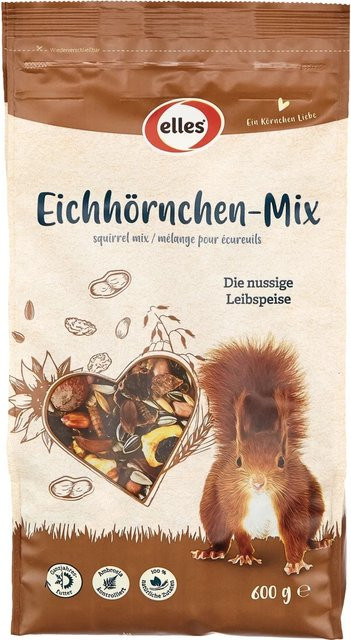 Elles Eichhörnchenfutter Mix, Mehrfarbig, 600 g - Bild 1