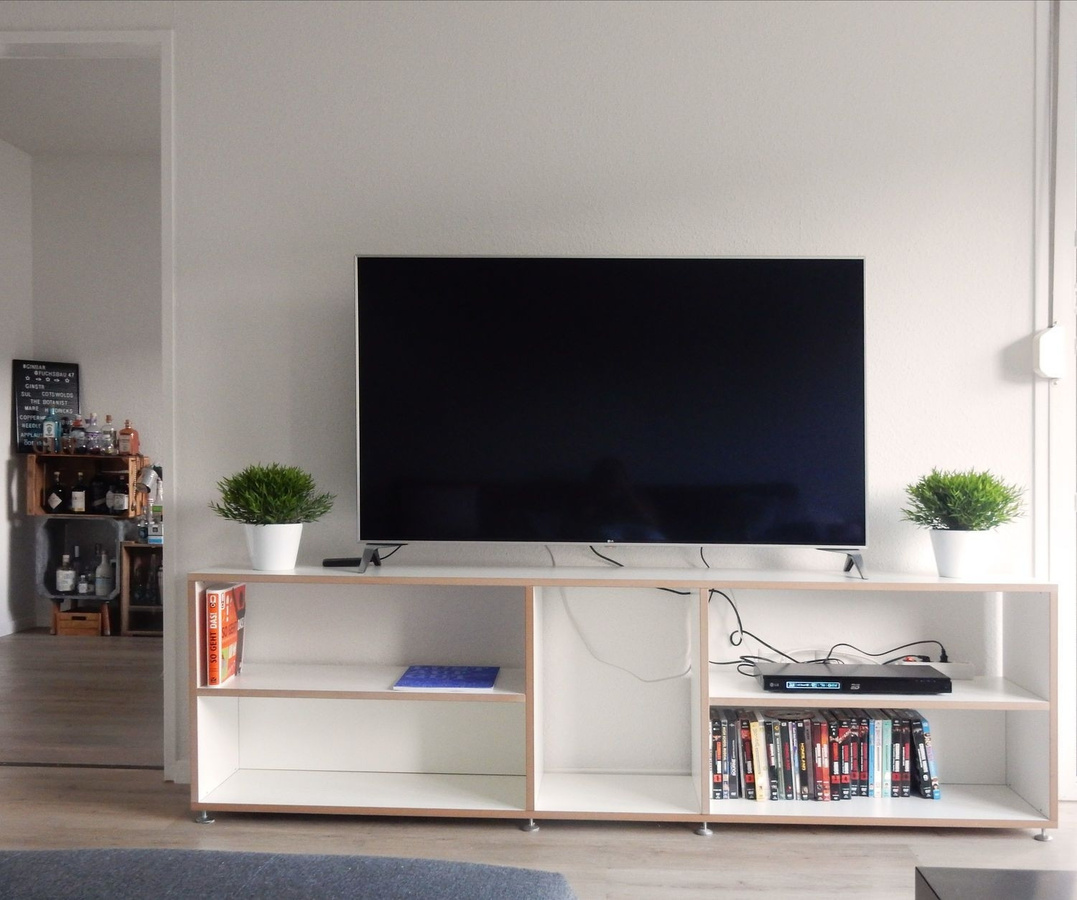 Tojo Hanibal Regal in Weiß mit Rückwand und mattem Finish - Bild 2