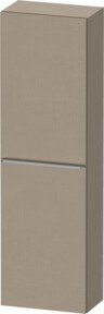 Duravit Halbhochschrank D-Neo in Beige Matt, 1 Tür, 4 Böden, Wandmontage, B: 40 cm, T: 24 cm, H: 132 cm - Bild 1