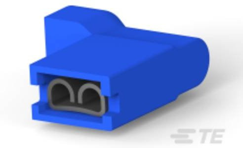 TE Connectivity Tape 3-520338-2 auf Vollrolle, Blau - Bild 1