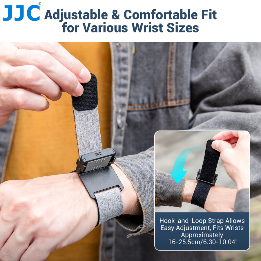 JJC Magnetische Handgelenkhalterung für DJI Osmo Nano Multifunktionales Vision-Dock Zubehör Armband mit Echtzeit-Überwachung und Fahrradhalterung - Bild 4
