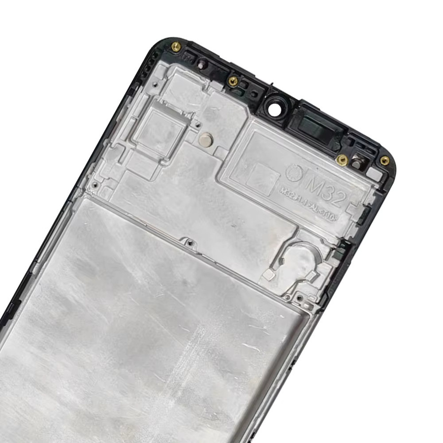 Samsung M32 4G SM-M325FV LCD-Touchscreen Digitalisierer mit Rahmen für Amoled Display in Schwarz 6.4 Zoll - Bild 3