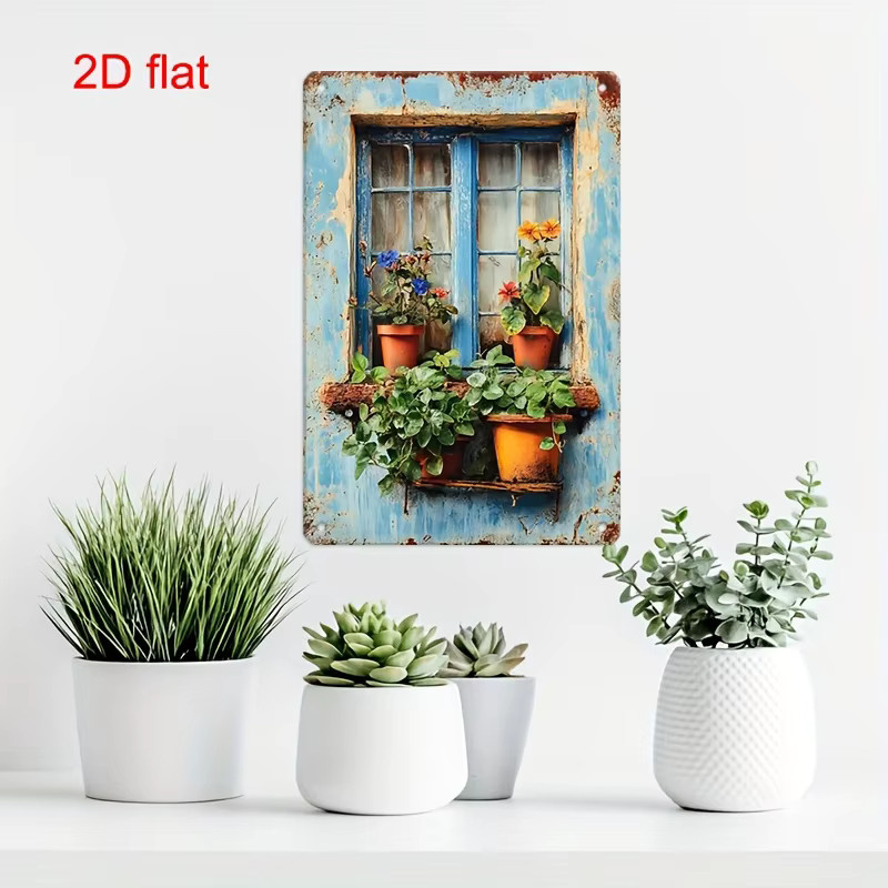 Hello Young Vintage Wandkunst mit floralem Design in Multicolour, Rechteckig, B/H: 30 x 20 cm - Bild 2