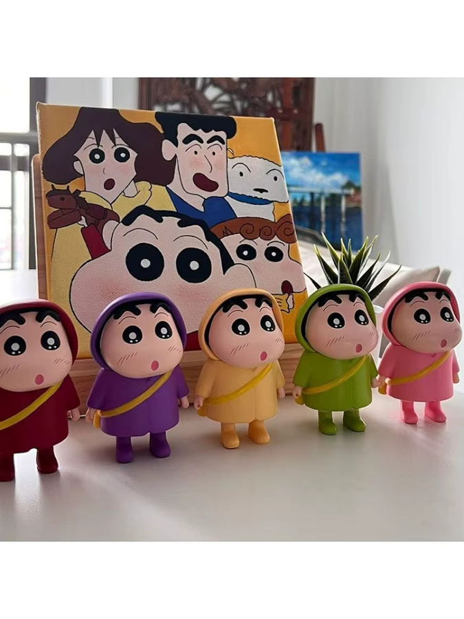 Bandai Crayon Shin-Chan Shin Chan Regenmantel Auto-Dekoration, Actionfigur - Bild 7