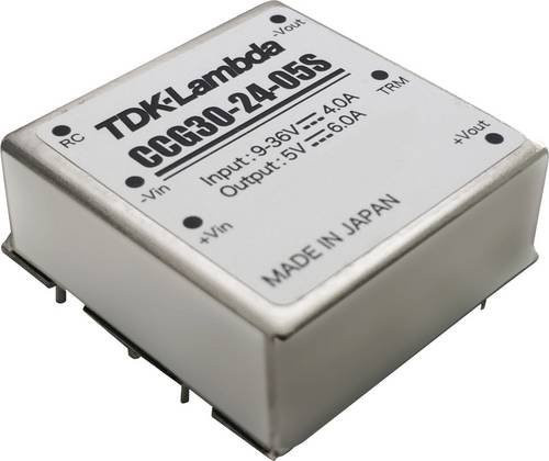 TDK-Lambda CCG30-24-12D DC/DC-Wandler, Print, 24V, 1.25A, 30W, Farbe: Silber - Bild 1