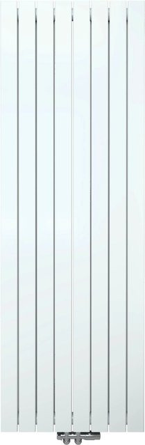 AICA Flachheizkörper Paneelheizkörper Vertikal in Weiß mit Mittelanschluss, B: 60 cm, H: 180 cm, Doppellagig, 2305W - Bild 1