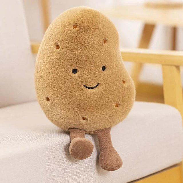 Binchi Keji Travel Eingelegte Gurke & Kartoffel Plüschkissen, Plüschtier, 10cm, ab 14 Jahren - Bild 1