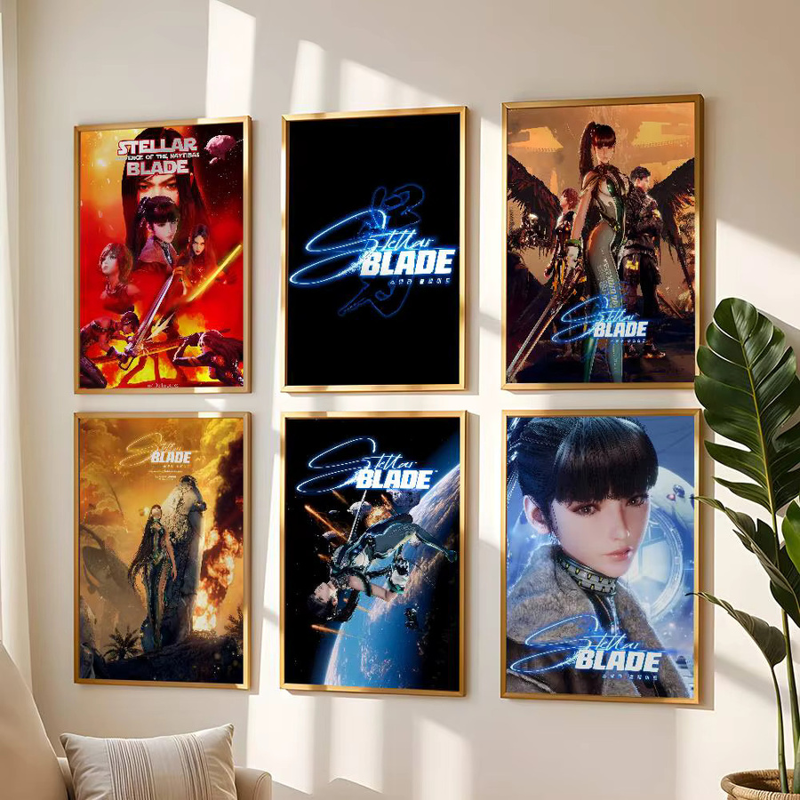 Stellar Blade Poster Wasserdichter Wandkunstaufkleber in Mehrfarbig - Bild 2