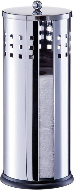 Zeller Present WC-Rollenhalter aus Edelstahl in Silber, freistehend, B/T/H: 14,0 x 35,0 x 14,0 cm - Bild 1