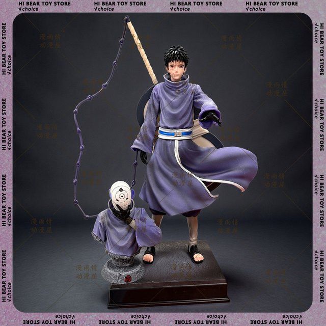 Bandai Anime Figur Uchiha Obito aus PVC mit zwei Köpfen, Höhe: 36 cm - Bild 1