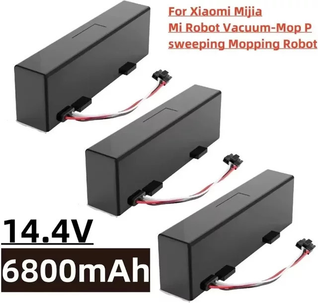 Original VIOMI Akku für V2 Pro Saugroboter, 14,4 V, 6800 mAh, Schwarz - Bild 1