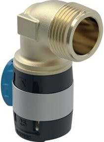 Geberit FlowFit Übergangsbogen 90 Grad mit Außengewinde 3/4 Zoll und d= 16mm in Silber - Bild 1