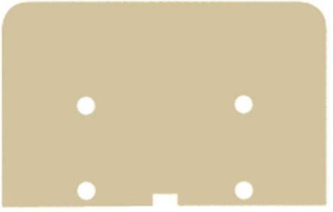 Weidmüller Trennwand 20 Stück in Beige und Braun - Bild 1