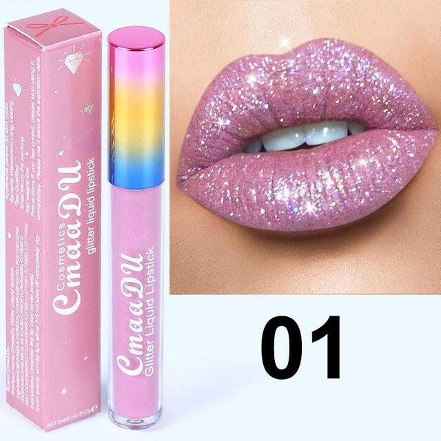 CmaaDU Diamond Symphony Lipgloss, 01 pink, Metallic Matte - Bild 1