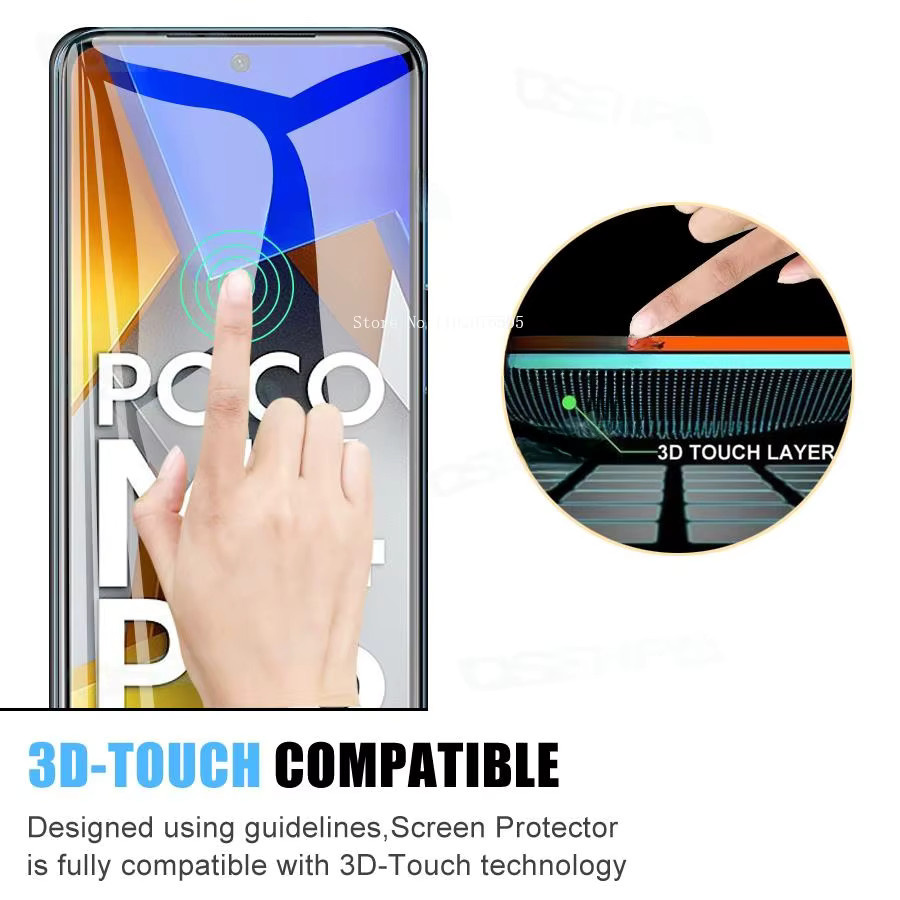 2er-Set Transparentes Panzerglas für Xiaomi POCO M2 M3 M4 M5 Pro M5S und POCO X3 X4 NFC X2 F2 F3 F4 GT Screen Protector - Bild 2