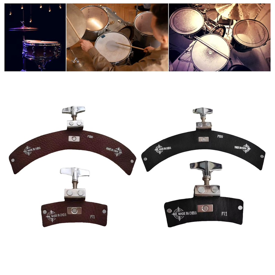 Tooyful Drum Dampeners Pad für Bass, Snare und Percussion, Schwarz - Bild 3