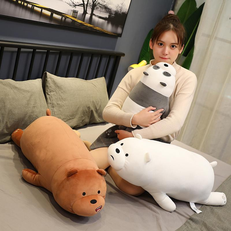 We Bare Bears Plüschtier Grizzly Panda IceBear Panda Eisbär Puppe - Bild 2