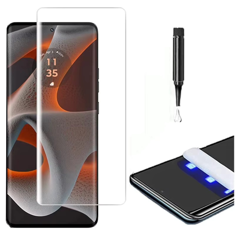 Samsung UV-Flüssig-Displayschutz aus Hartglas für Galaxy S26 Ultra S25 S24 S23 S22 S21 Ultra/Plus, transparent - Bild 4