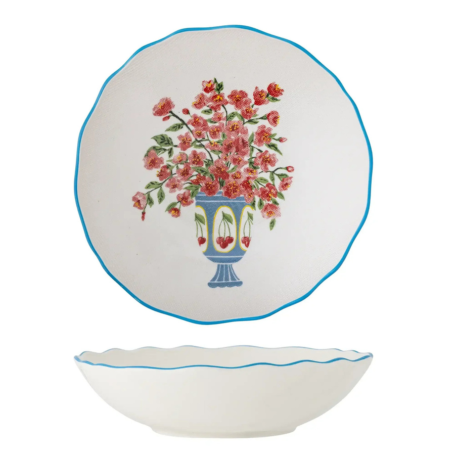 Bloomingville Keramikschale Dorothy in Blau, Durchmesser: 28 cm - Bild 1