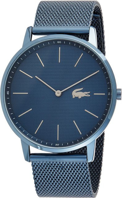 Lacoste Armbanduhr, Quarz, Edelstahl, 41 mm, blaues Zifferblatt, Herren - Bild 1