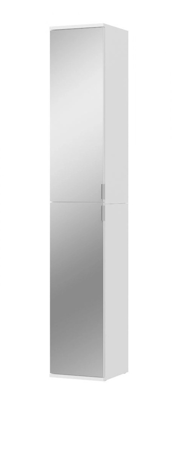 Inn.Furn Schuhschrank SystemX in Weiß mit Spiegel und 2 Türen, B/T/H: 30 x 34 x 193 cm - Bild 1