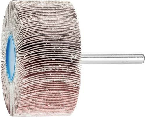PFERD Korund Fächerschleifer A400 für Feinschliff und Finish, Durchmesser: 60 mm, Breite: 30 mm, Schaft-Ø: 6 mm, 10 Stück, Multicolor - Bild 1