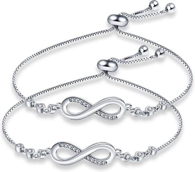 Qikaola Armband, 925 Silber, Zirkonia, Damen - Bild 1
